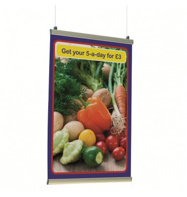 594mm (w) A2 (Lan) & A1 (Port) Hanging Displays