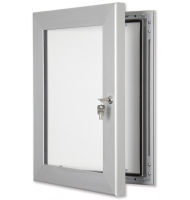 A2 - 420mm x 594mm - 55mm Silver Secure Lock Frame